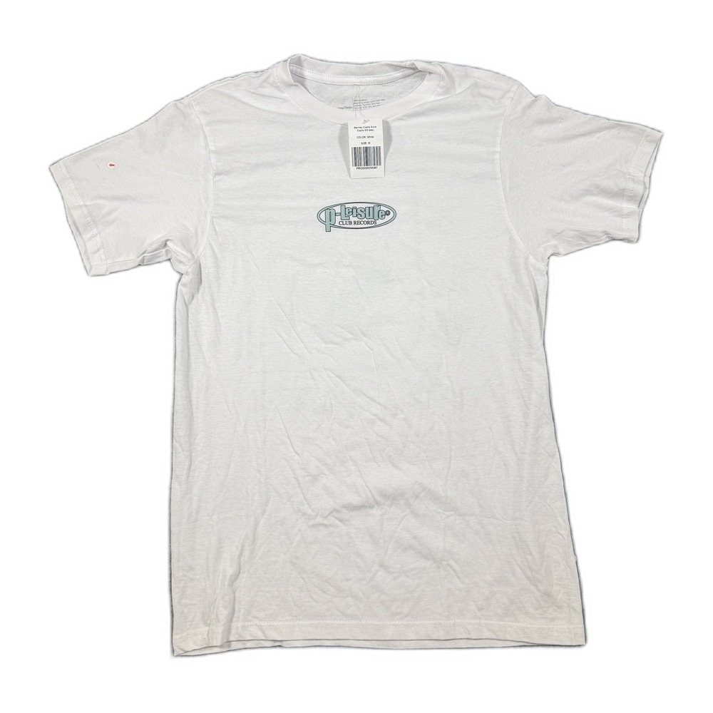 Barney Cools Aura Cools SS Tee White Graphic T-Shirt Mens Size Medium NWOT